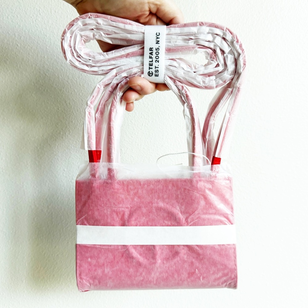 NWT Telfar Small Red Patent Bag